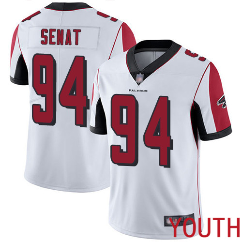 Atlanta Falcons Limited White Youth Deadrin Senat Road Jersey NFL Football #94 Vapor Untouchable